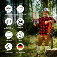 Massivs Zahnstocher mit Geschmack - BIG M - Peach Ice