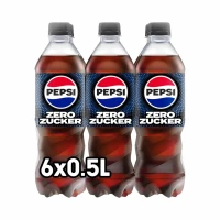 Pepsi Cola Zero Zucker PET 0,5l (DPG)