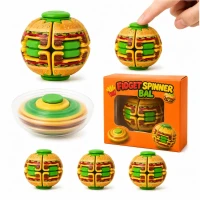 Fidget Spinner Ball - Burger Design