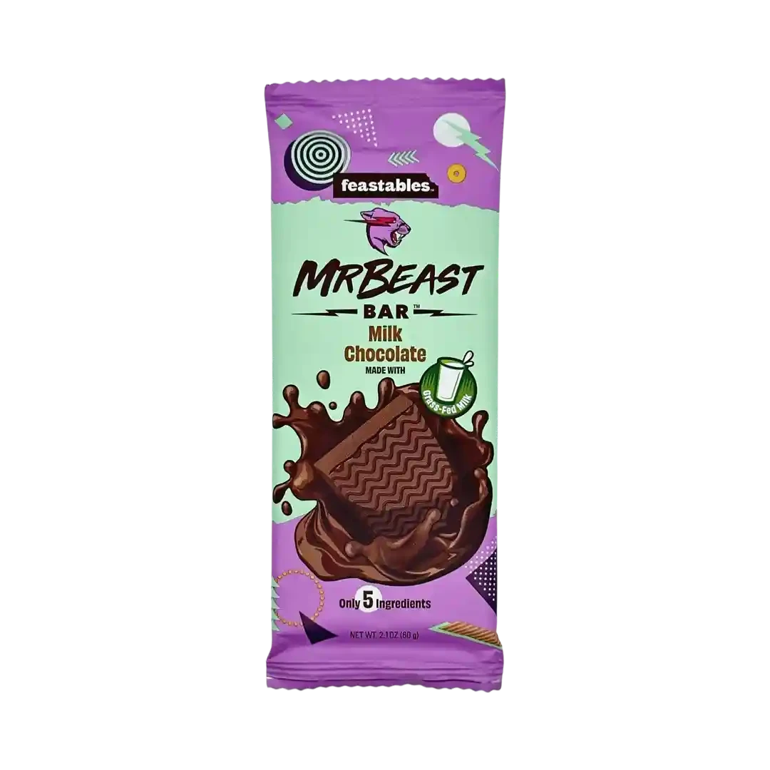 Feastables MrBeast Bar Milk Chocolate 60g